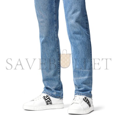 VERSACE EMBROIDERED GRECA SNEAKERS VERSACE EMBROIDERED GRECA SNEAKERS